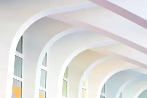 Columns Prints: Pattern of repeated columns and buttresses