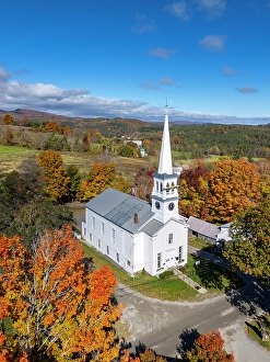 New Hampshire Prints: Peacham Congregational Church, Peacham, Vermont, USA