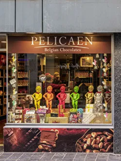 Belgium Prints: Pelicaen Belgian Chocolates Shop, Brussels, Belgium