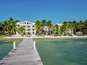 Pelican Prints: Pelican Reef Villas Resort at the waterfront of San Pedro Town