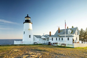Atlantic Coast Prints: Pemaquid Point Lighthouse, Bristol, Maine, New England, USA