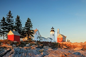 Pemaquid Point Prints: Pemaquid Point Lighthouse, Bristol, Maine, New England, USA