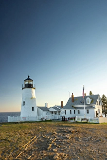 Pemaquid Point Prints: Pemaquid Point Lighthouse, Bristol, Maine, New England, USA
