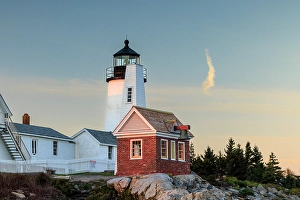 Pemaquid Point Prints: Pemaquid Point Lighthouse, Bristol, Maine, New England, USA