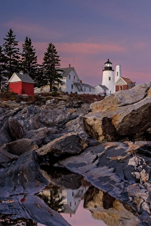 Pemaquid Point Prints: Pemaquid Point Lighthouse, Bristol, Maine, New England, USA