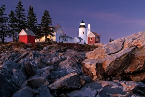 Pemaquid Point Prints: Pemaquid Point Lighthouse, Bristol, Maine, New England, USA