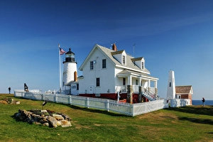 Atlantic Coast Prints: Pemaquid Point Lighthouse, Bristol, Maine, New England, USA