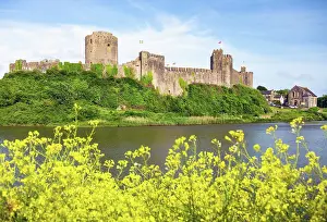 Grade I Prints: Pembroke Castle (Castell Penfro), Pembroke, Pembrokeshire, Wales