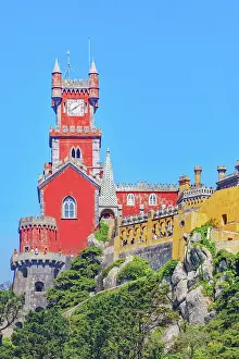 Fortification Prints: Pena Palace, Sintra, Portugal