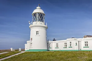 South England Prints: Pendeen Lighthouse, Penwith Peninsula, Cornwall, England