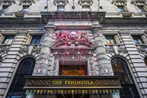 5th Avenue Prints: The Peninsula, 5th Avenue, Manhattan, New York City, New York, USA