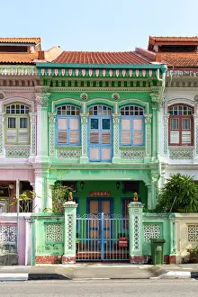 Shophouse Prints: Peranakan shophouses, Katong, Singapore