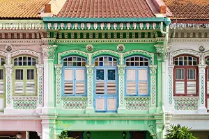 Window Prints: Peranakan shophouses, Katong, Singapore