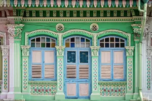 Windows Prints: Peranakan shophouses, Katong, Singapore