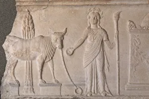 Bas Relief Prints: Pergamon, Bergama, Izmir Province, Turkey