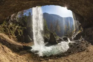 Images Dated 21st December 2020: Pericnik waterfall, Triglav National Park, Julian Alps, Slovenia