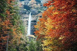 Flowing Prints: Pericnik waterfall, Triglav National Park, Julian Alps, Slovenia