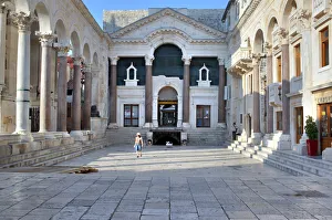 Peristyle, Split, Dalmatia, Croatia