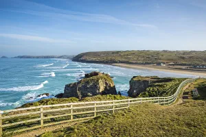 Perranporth, North Cornwall Coast, Cornwall, England, UK