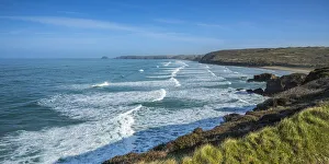 Perranporth, North Cornwall Coast, Cornwall, England, UK
