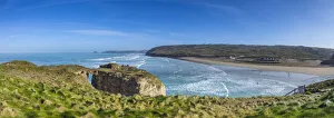 Perranporth, North Cornwall Coast, Cornwall, England, UK