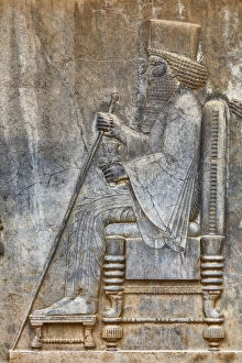 Achaemenian Gallery: Persepolis, ceremonial capital of Achaemenid Empire, Fars Province, Iran