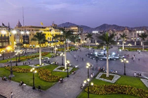 Plaza De Armas Gallery: Peru, Lima, Plaza Mayor, Plaza de Armas, Government Palace