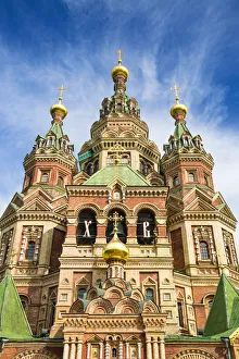 Orthodox Prints: Peter and Paul Cathedral, Petergof, Saint Petersburg, Russia