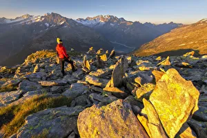 Peterskopfl Prints: Peterskopfl at sunrise europe, austria, Zillertal, Peterskopfl