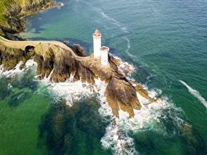 Walkways Prints: Petit Minou lightouse. Plouzanepointe, Finistere, Brittany, France