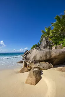 Images Dated 19th May 2015: Petite Anse beach, La Digue, Seychelles