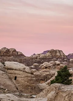Petra Caves at dawn, Ma an Governorate, Jordan