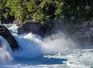Petrohue Waterfalls, Petrohue, Llanquihue Province, Los Lagos Region, Chile