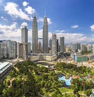 Petronas Towers & KLCC, Kuala Lumpur, Malaysia