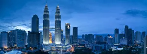Images Dated 31st January 2012: Petronas Towers & KLCC, Kuala Lumpur, Malaysia