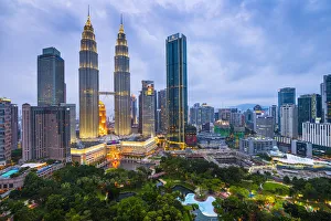 Images Dated 27th March 2020: Petronas Towers, KLCC, Kuala Lumpur, Malaysia