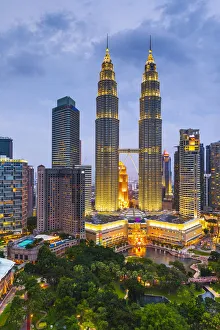 Images Dated 27th March 2020: Petronas Towers, KLCC, Kuala Lumpur, Malaysia