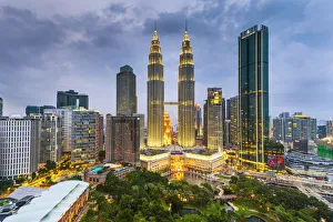 Images Dated 27th March 2020: Petronas Towers, KLCC, Kuala Lumpur, Malaysia