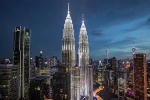 Kuala Lumpur Prints: Petronas Towers, Kuala Lumpur, Malaysia