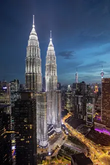 Kuala Lumpur Prints: Petronas Towers, Kuala Lumpur, Malaysia