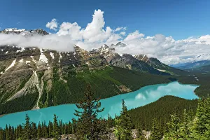 Peyto Lake and Caldron Peak, Banff National Park, Alberta, Canada