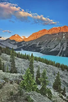 Peyto Lake with Mount Patterson - Canada, Alberta, Banff National Park