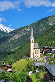 Eastern Alps Prints: Pfarrkirche Heiligenblut church, East Tyrol, Austria
