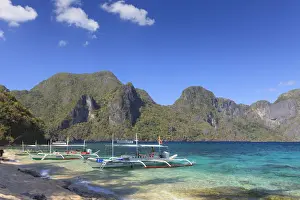 El Nido Prints: Philippines, Palawan, El Nido, Dilumac Island (Helicopter Island)