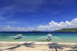 Images Dated 13th January 2014: Philippines, Palawan, Port Barton, Cacnipa Island