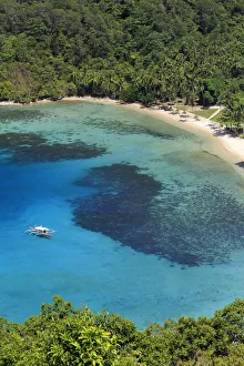 Images Dated 13th January 2014: Philippines, Palawan, Port Barton, Turtle Bay