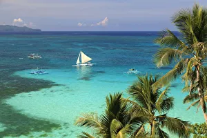 Images Dated 13th January 2014: Philippines, Visayas, Boracay Island, Diniwid Beach