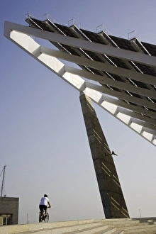 Images Dated 15th October 2008: Photovoltaic pergola 3700 m2, Forum zone, Barcelona, Spain