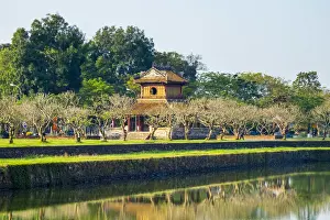 Imperial City Prints: Phu Van Lau (Pavilion of Edicts) built in 1819 in front of the Imperial City, Hue