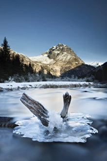 Brescia Prints: Piana Gaver, Bagolino, Brescia, Lombardy, Italy Long exposure taken in the river Caffaro